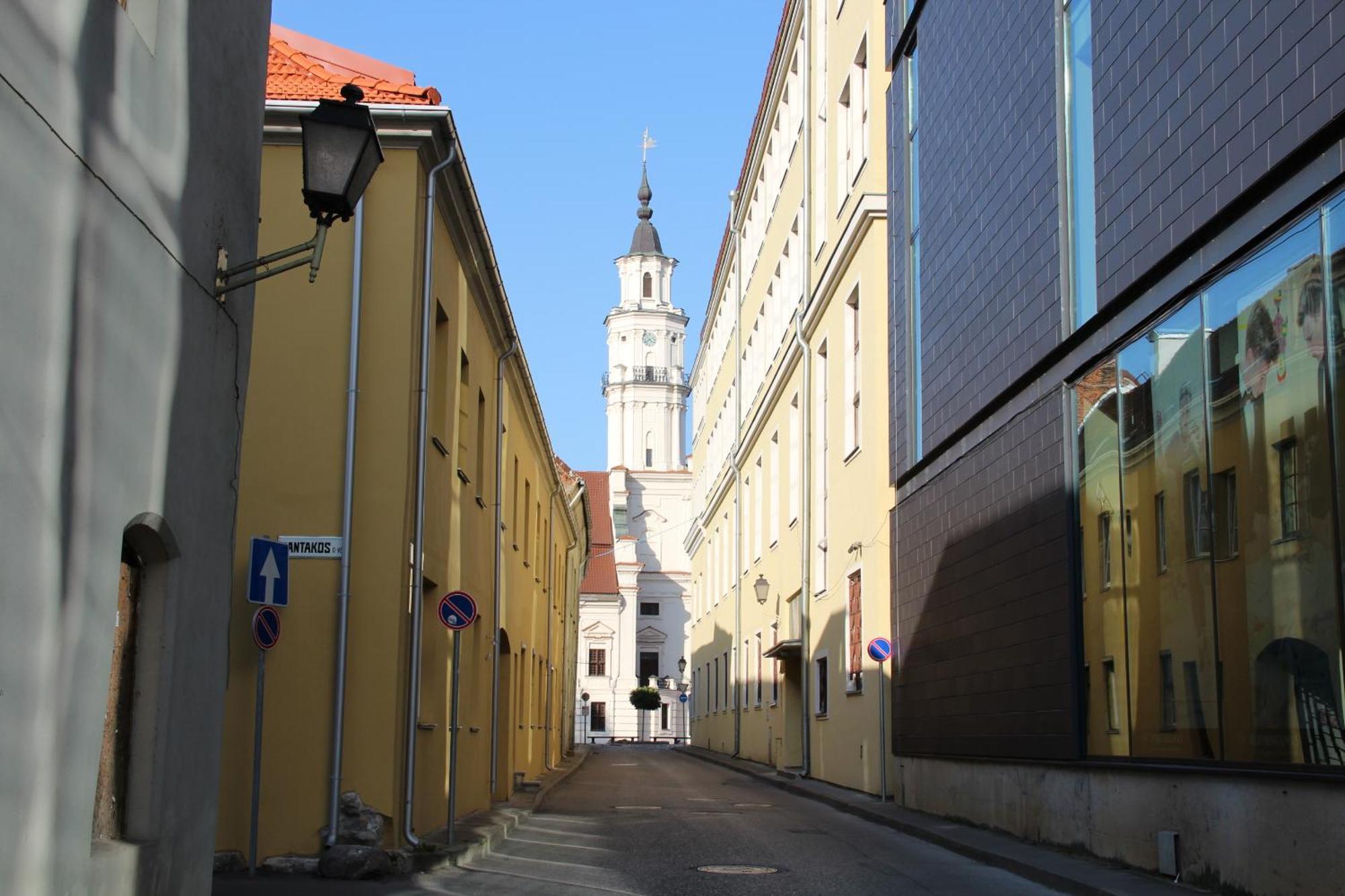 Old Town Apartment With A Separate Entrance カウナス エクステリア 写真